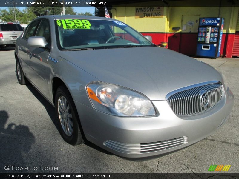 Platinum Metallic / Titanium Gray 2007 Buick Lucerne CX