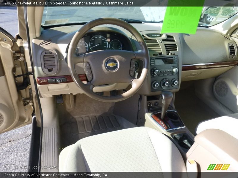 Sandstone Metallic / Cashmere Beige 2006 Chevrolet Malibu LT V6 Sedan