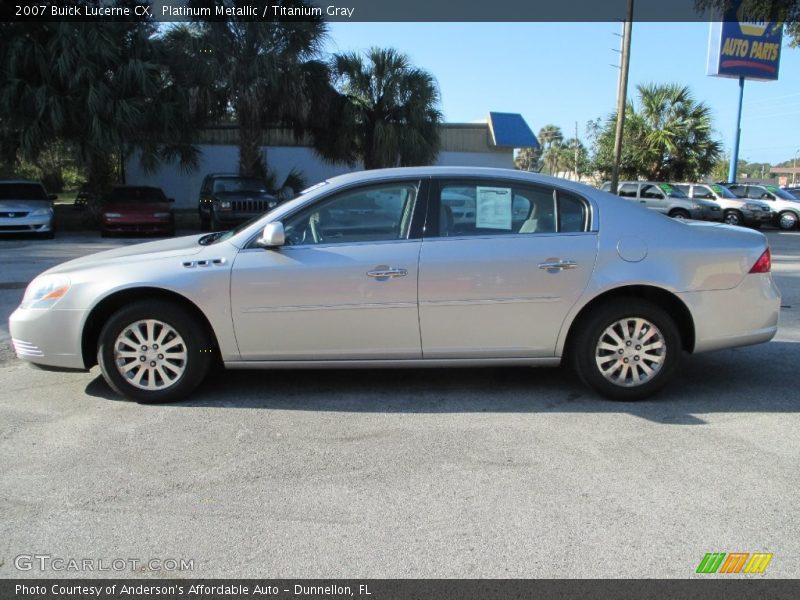 Platinum Metallic / Titanium Gray 2007 Buick Lucerne CX