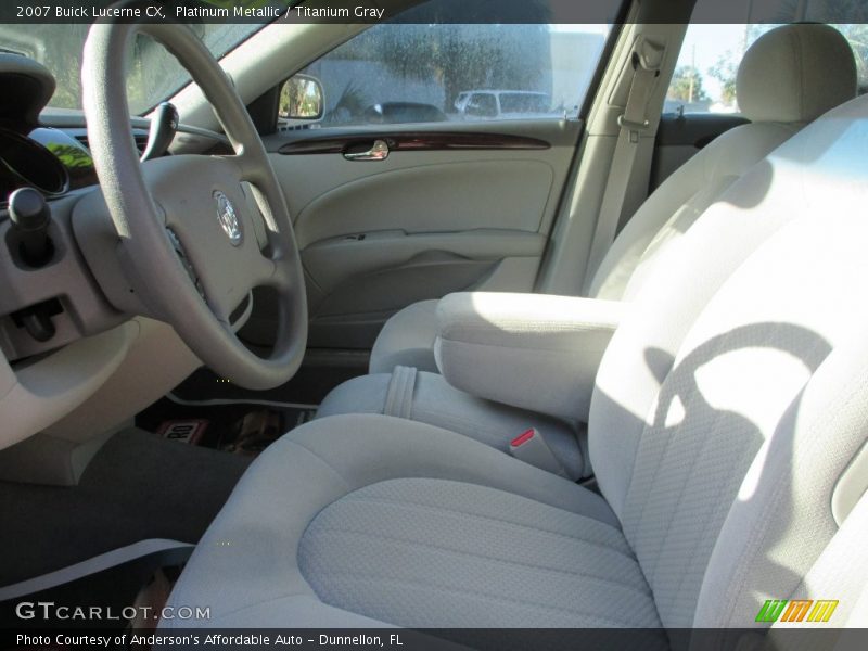 Platinum Metallic / Titanium Gray 2007 Buick Lucerne CX