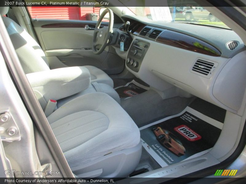 Platinum Metallic / Titanium Gray 2007 Buick Lucerne CX