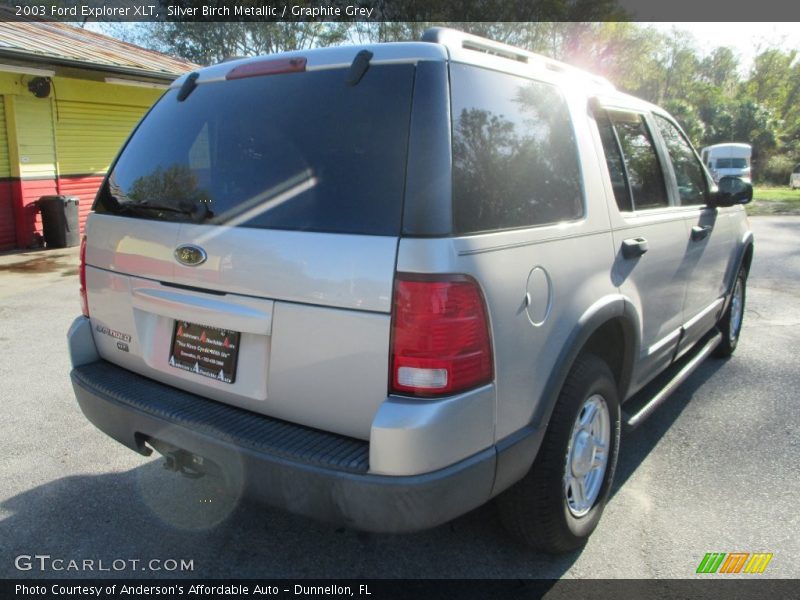Silver Birch Metallic / Graphite Grey 2003 Ford Explorer XLT