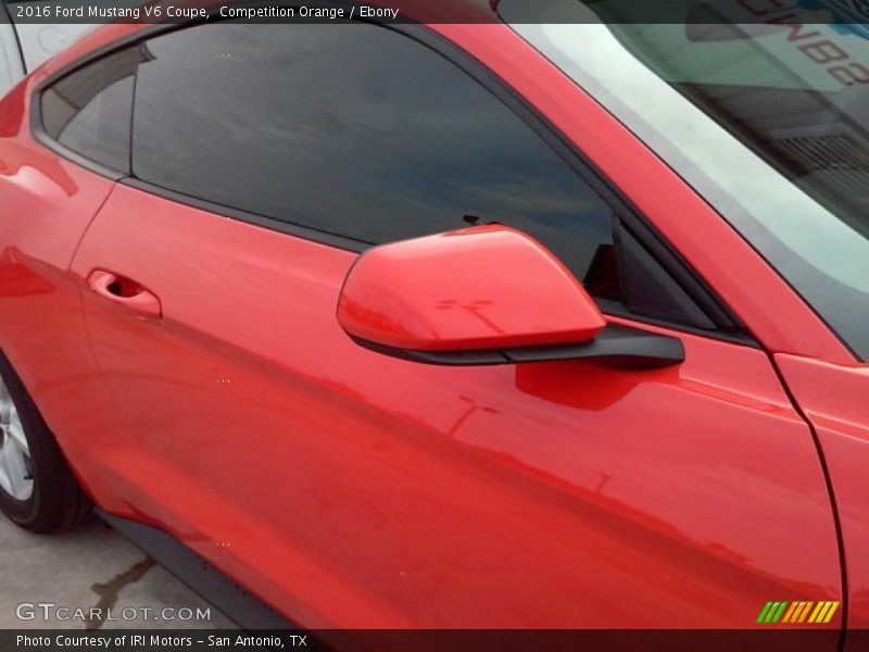 Competition Orange / Ebony 2016 Ford Mustang V6 Coupe