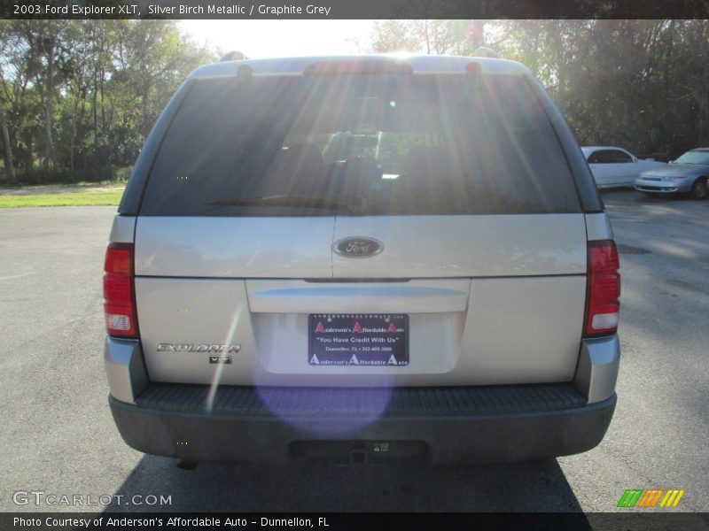 Silver Birch Metallic / Graphite Grey 2003 Ford Explorer XLT
