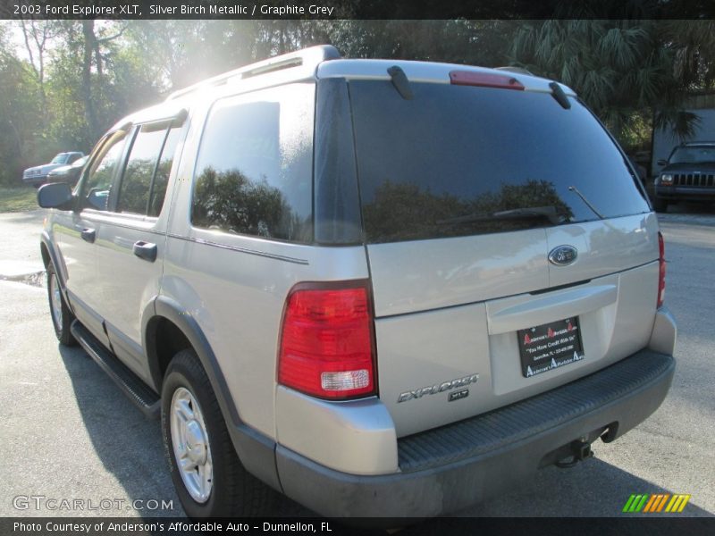 Silver Birch Metallic / Graphite Grey 2003 Ford Explorer XLT