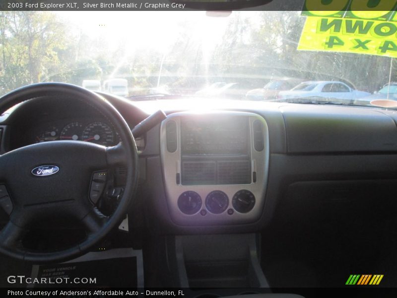 Silver Birch Metallic / Graphite Grey 2003 Ford Explorer XLT