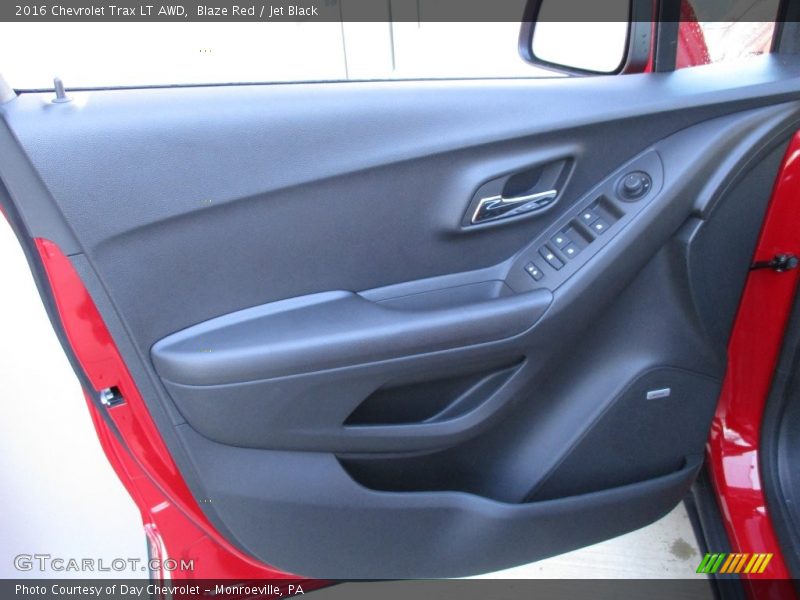 Blaze Red / Jet Black 2016 Chevrolet Trax LT AWD