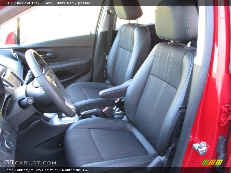Blaze Red / Jet Black 2016 Chevrolet Trax LT AWD