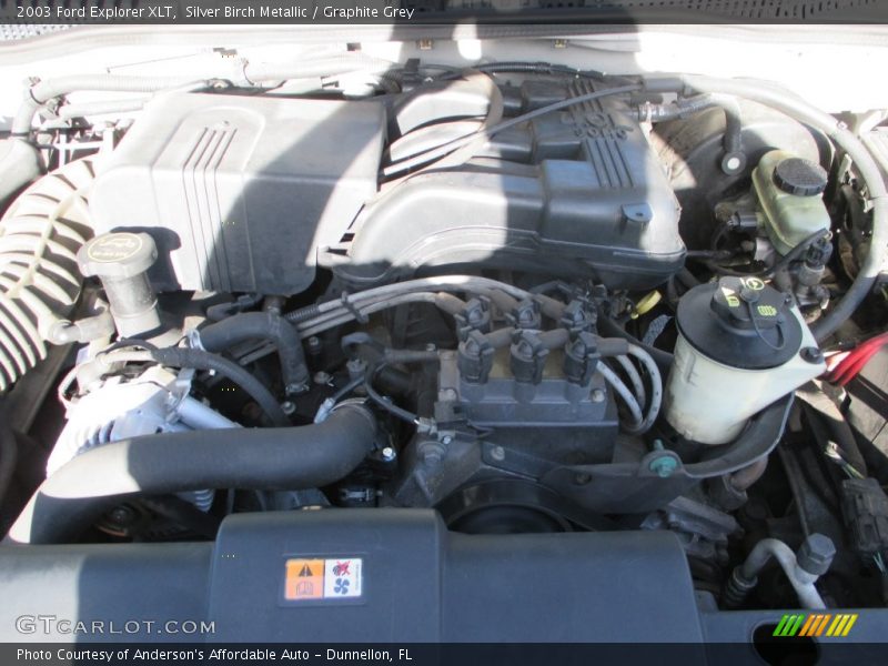 Silver Birch Metallic / Graphite Grey 2003 Ford Explorer XLT