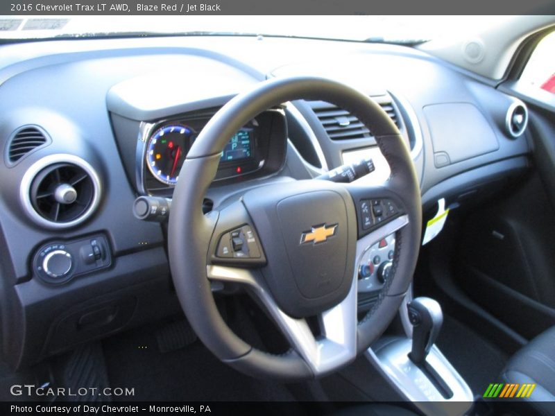 Blaze Red / Jet Black 2016 Chevrolet Trax LT AWD
