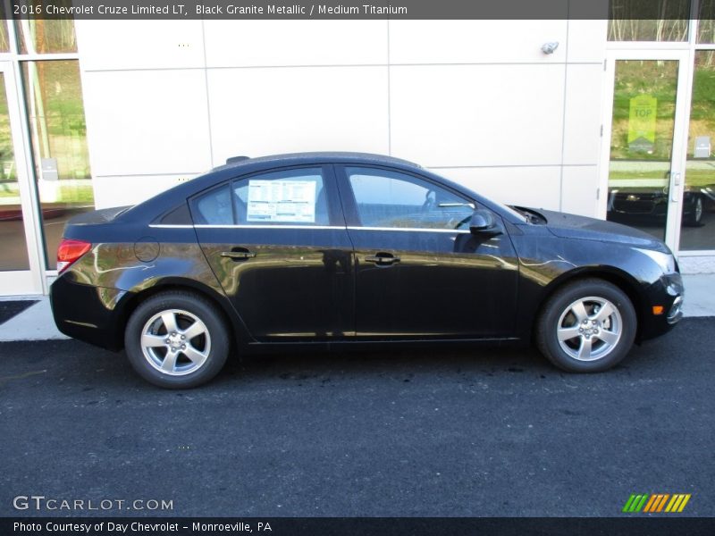 Black Granite Metallic / Medium Titanium 2016 Chevrolet Cruze Limited LT