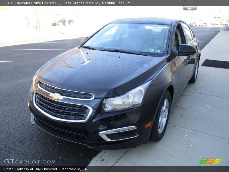 Black Granite Metallic / Medium Titanium 2016 Chevrolet Cruze Limited LT