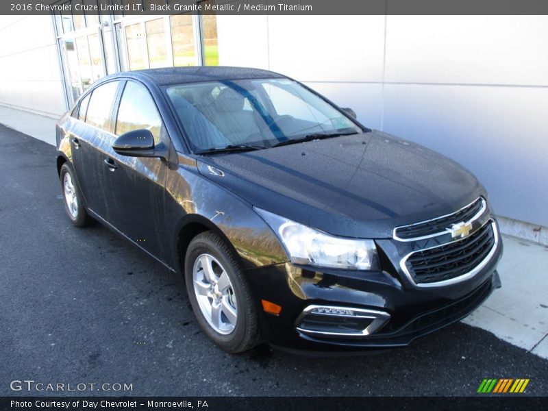 Black Granite Metallic / Medium Titanium 2016 Chevrolet Cruze Limited LT