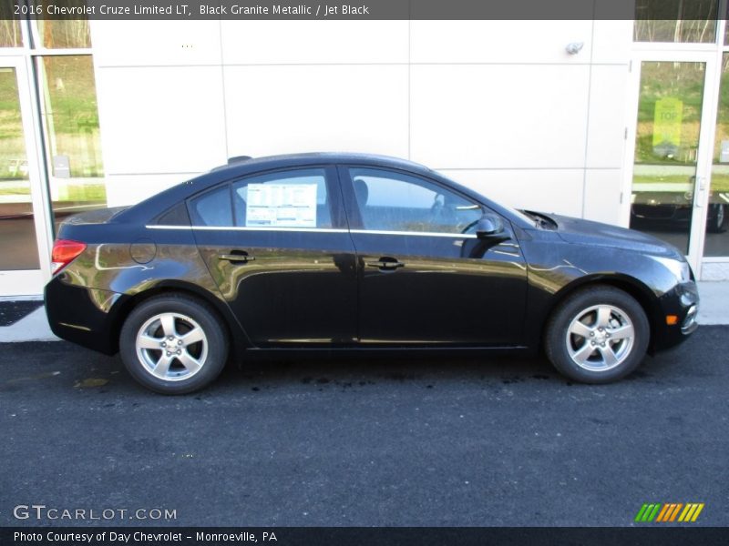 Black Granite Metallic / Jet Black 2016 Chevrolet Cruze Limited LT