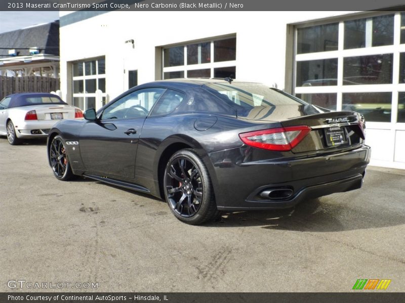 Nero Carbonio (Black Metallic) / Nero 2013 Maserati GranTurismo Sport Coupe