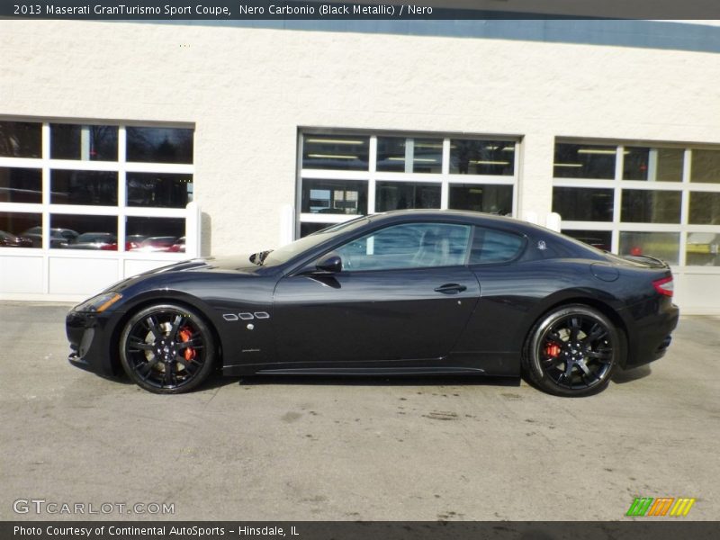 Nero Carbonio (Black Metallic) / Nero 2013 Maserati GranTurismo Sport Coupe