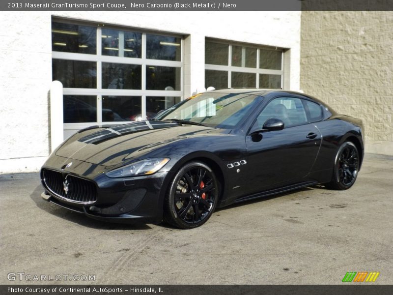 Nero Carbonio (Black Metallic) / Nero 2013 Maserati GranTurismo Sport Coupe