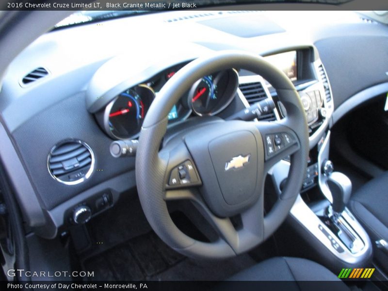 Black Granite Metallic / Jet Black 2016 Chevrolet Cruze Limited LT