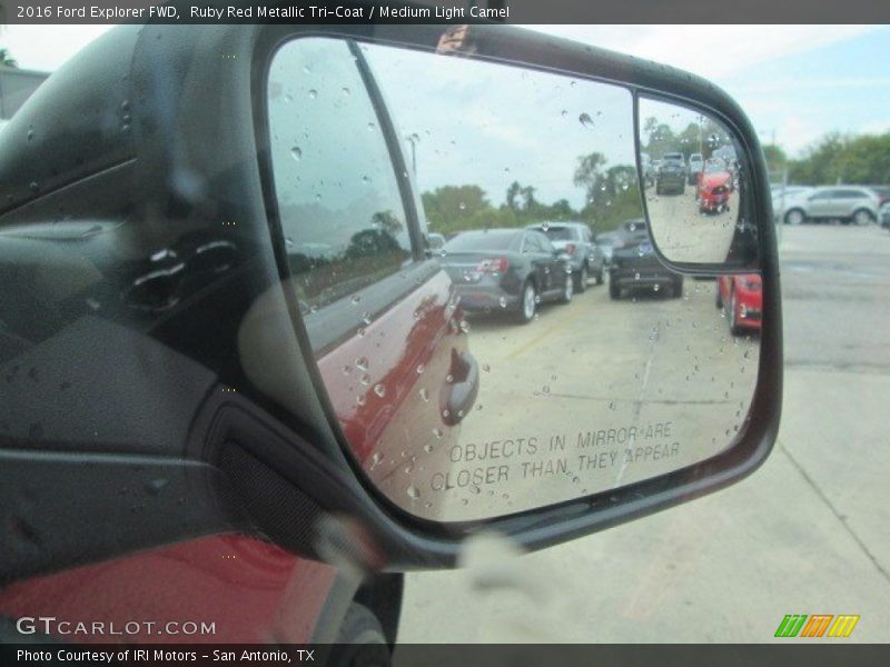 Ruby Red Metallic Tri-Coat / Medium Light Camel 2016 Ford Explorer FWD