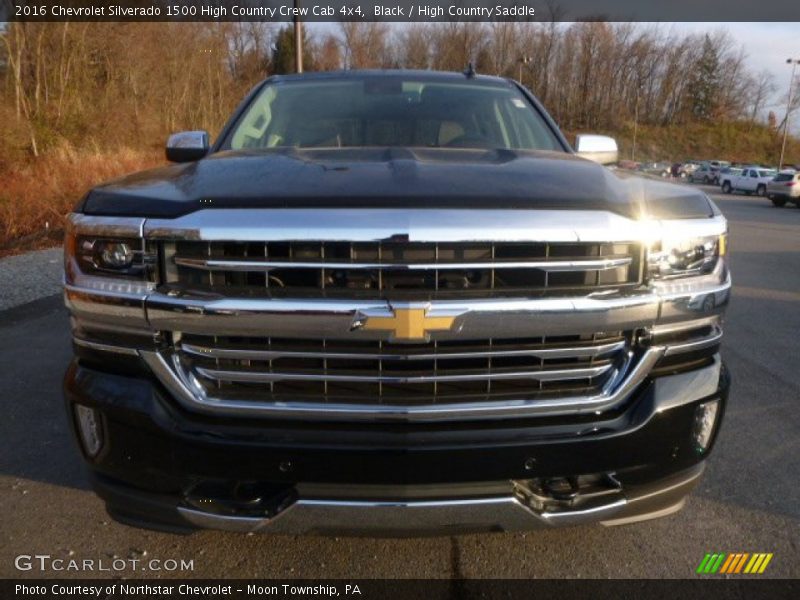 Black / High Country Saddle 2016 Chevrolet Silverado 1500 High Country Crew Cab 4x4