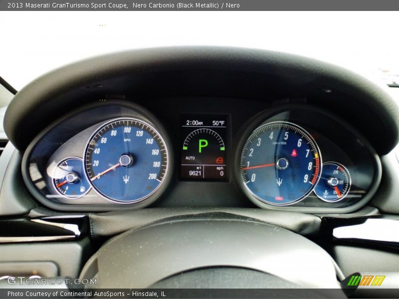 Nero Carbonio (Black Metallic) / Nero 2013 Maserati GranTurismo Sport Coupe