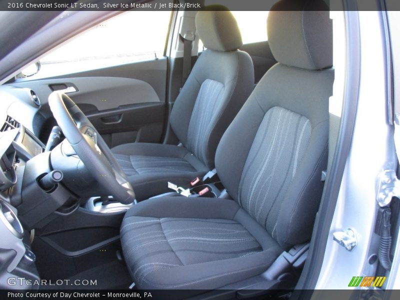 Silver Ice Metallic / Jet Black/Brick 2016 Chevrolet Sonic LT Sedan