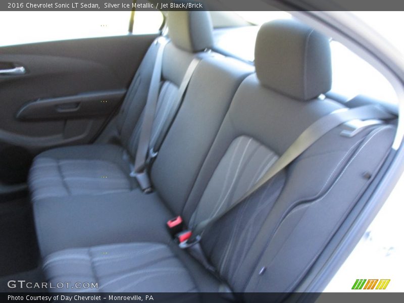 Silver Ice Metallic / Jet Black/Brick 2016 Chevrolet Sonic LT Sedan