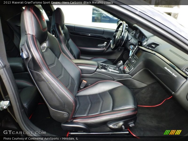 Nero Carbonio (Black Metallic) / Nero 2013 Maserati GranTurismo Sport Coupe