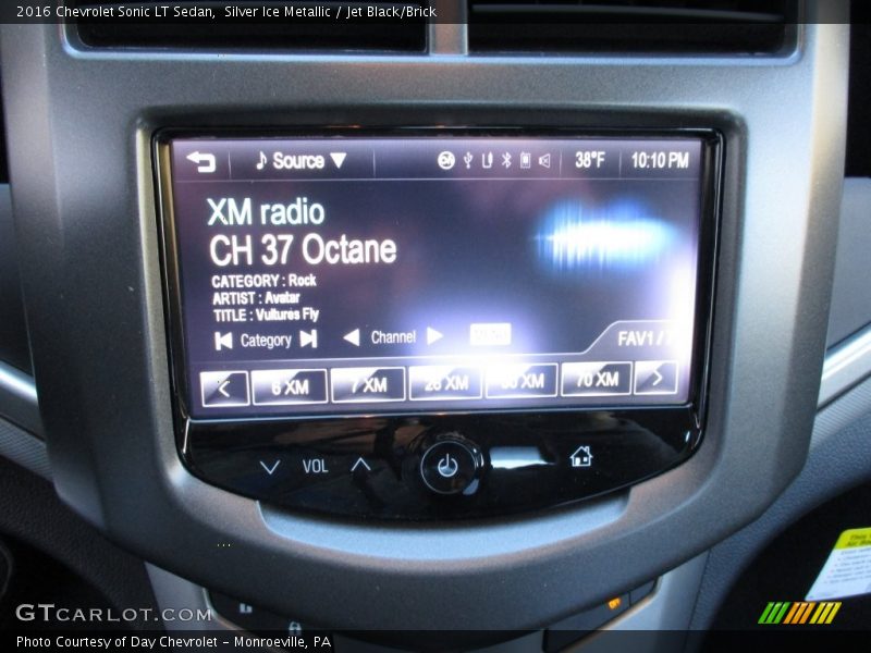 Silver Ice Metallic / Jet Black/Brick 2016 Chevrolet Sonic LT Sedan