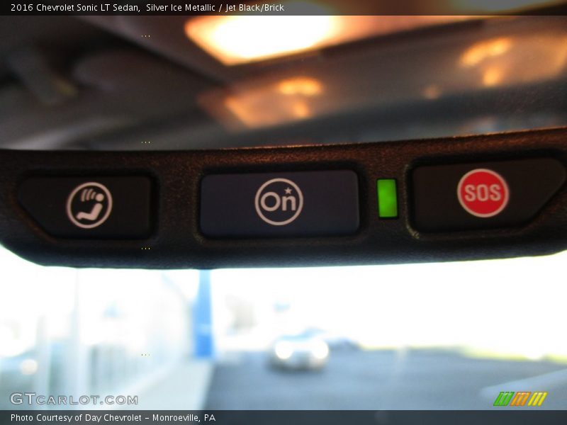 Silver Ice Metallic / Jet Black/Brick 2016 Chevrolet Sonic LT Sedan