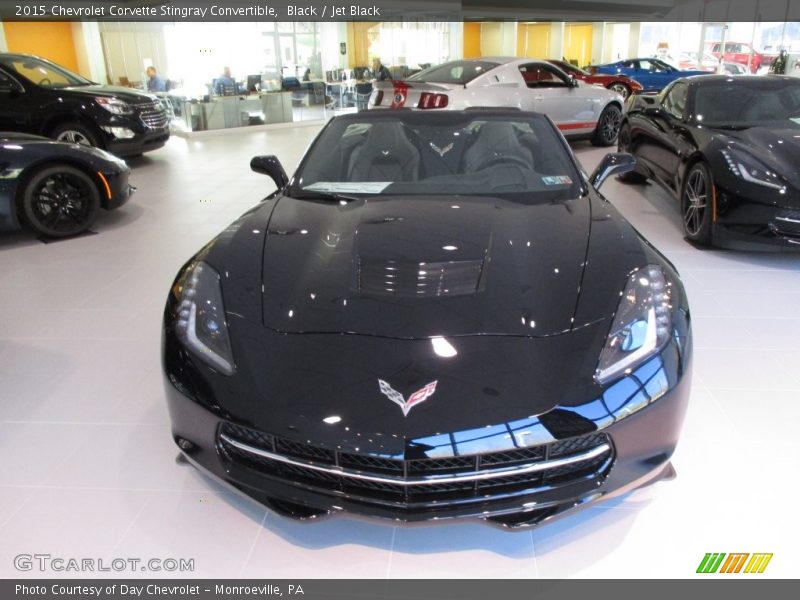Black / Jet Black 2015 Chevrolet Corvette Stingray Convertible