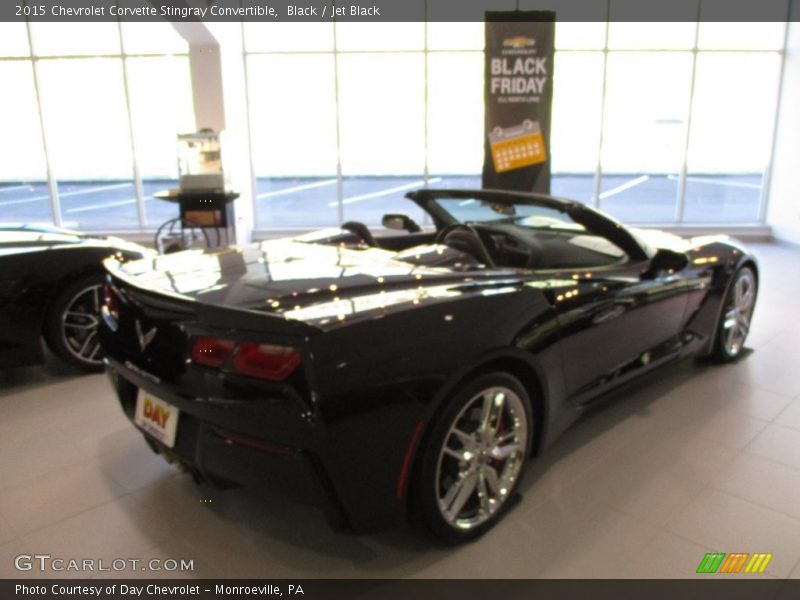 Black / Jet Black 2015 Chevrolet Corvette Stingray Convertible
