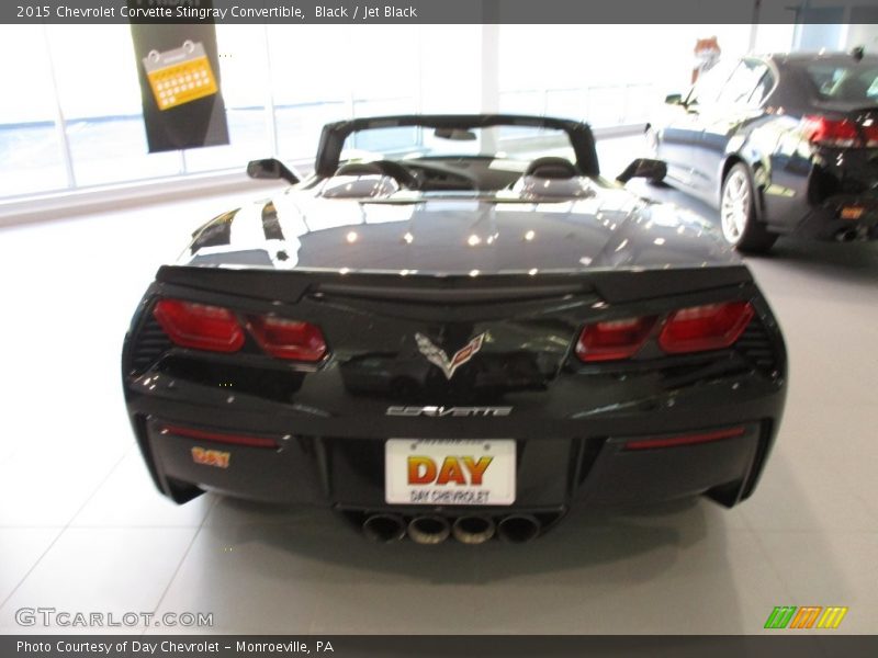 Black / Jet Black 2015 Chevrolet Corvette Stingray Convertible