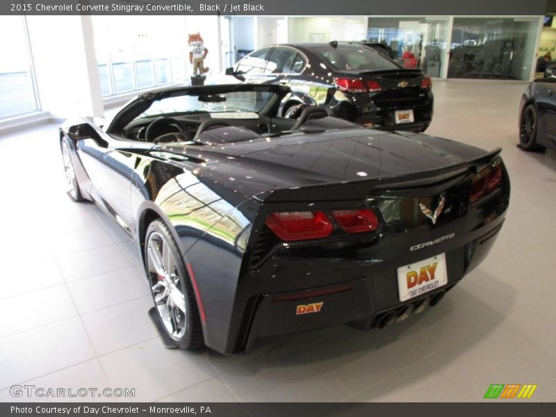 Black / Jet Black 2015 Chevrolet Corvette Stingray Convertible