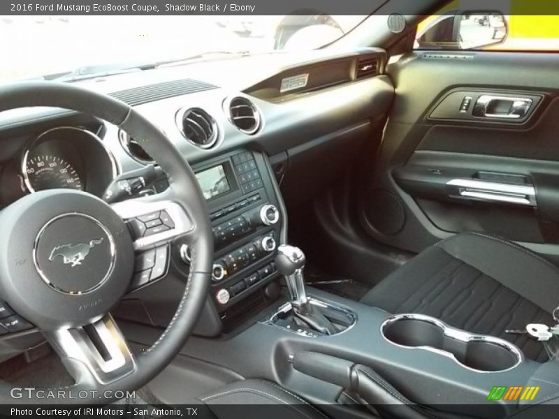 Shadow Black / Ebony 2016 Ford Mustang EcoBoost Coupe
