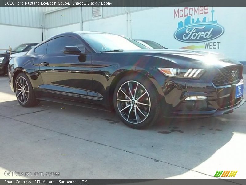 Shadow Black / Ebony 2016 Ford Mustang EcoBoost Coupe