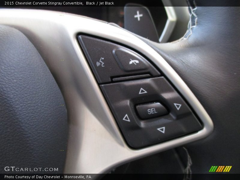 Black / Jet Black 2015 Chevrolet Corvette Stingray Convertible