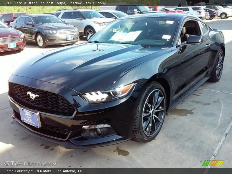 Shadow Black / Ebony 2016 Ford Mustang EcoBoost Coupe