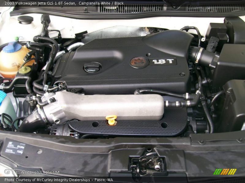 Campanella White / Black 2003 Volkswagen Jetta GLS 1.8T Sedan