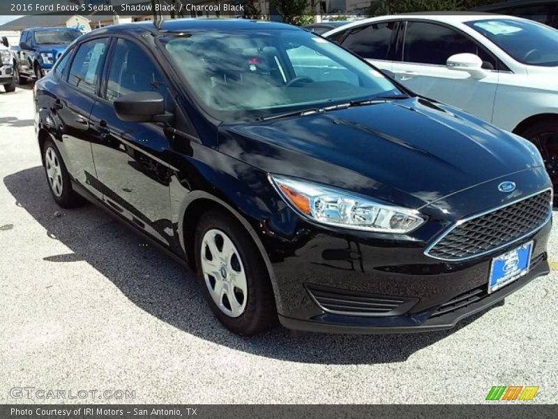 Shadow Black / Charcoal Black 2016 Ford Focus S Sedan