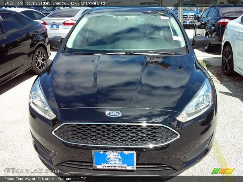 Shadow Black / Charcoal Black 2016 Ford Focus S Sedan