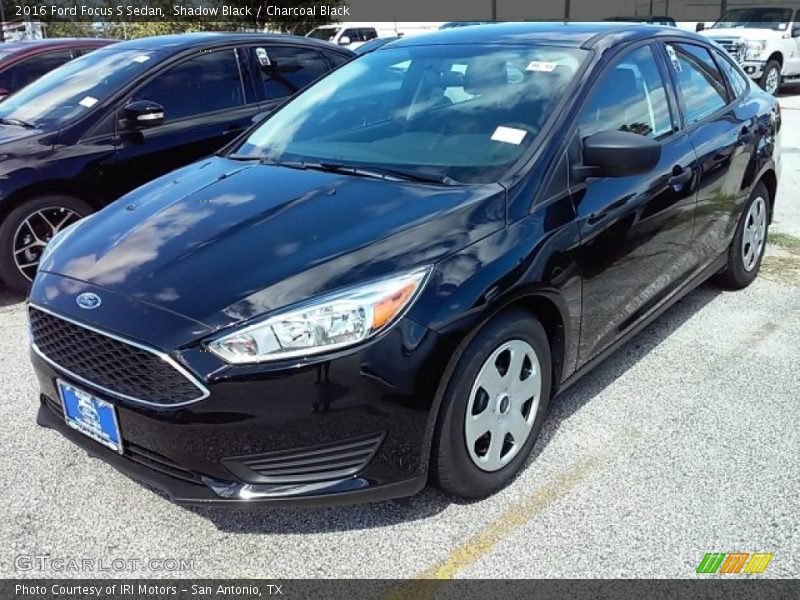 Shadow Black / Charcoal Black 2016 Ford Focus S Sedan
