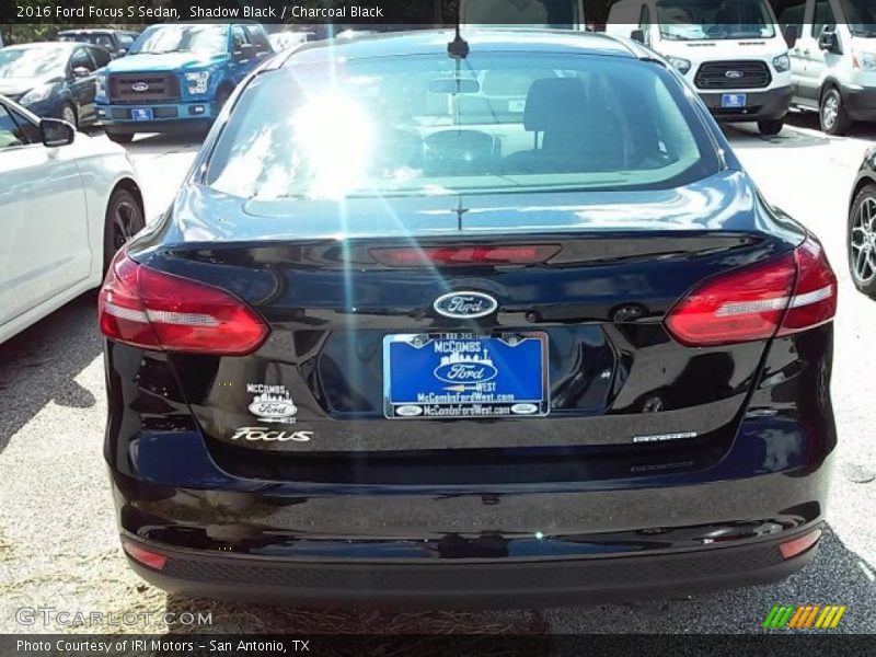 Shadow Black / Charcoal Black 2016 Ford Focus S Sedan