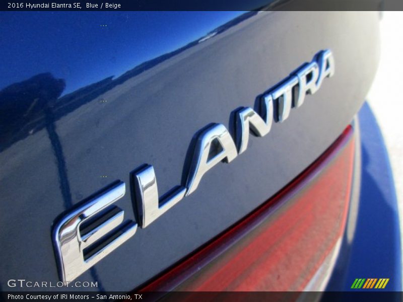 Blue / Beige 2016 Hyundai Elantra SE