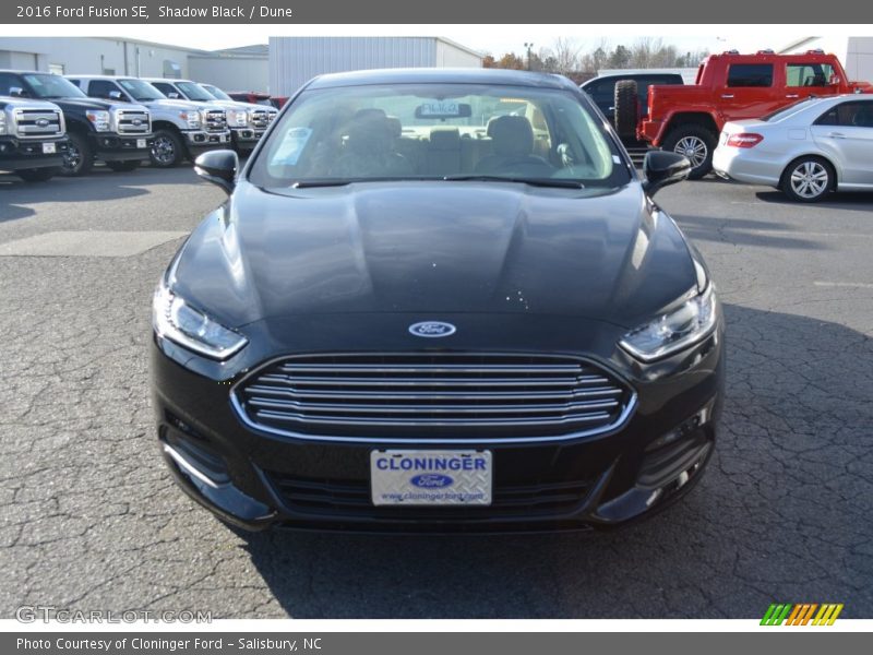 Shadow Black / Dune 2016 Ford Fusion SE