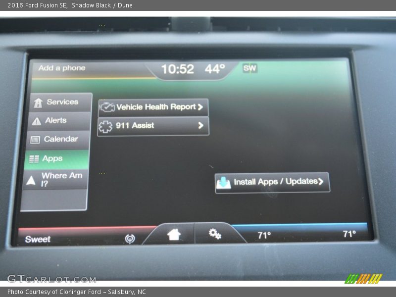 Shadow Black / Dune 2016 Ford Fusion SE