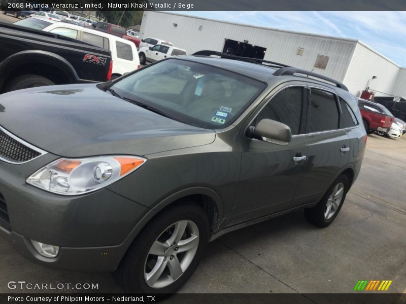 Natural Khaki Metallic / Beige 2008 Hyundai Veracruz Limited