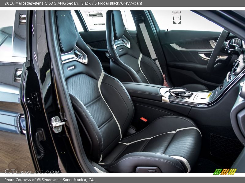 Front Seat of 2016 C 63 S AMG Sedan