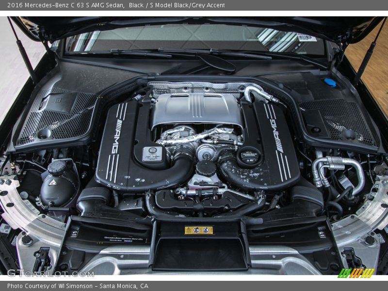  2016 C 63 S AMG Sedan Engine - 4.0 Liter AMG DI biturbo DOHC 32-Valve VVT V8