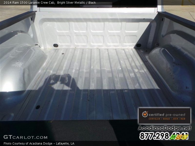 Bright Silver Metallic / Black 2014 Ram 1500 Laramie Crew Cab